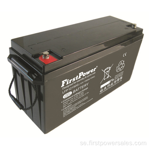 Reserv GEL Batteri 12V150AH katodiskt skyddsbatteri